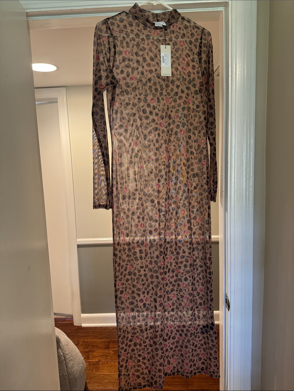Never Fully Dressed Brown Leopard Print Maxi Dress